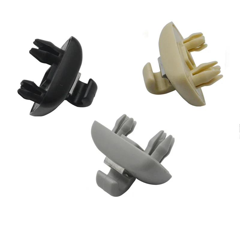 2PCS Car Interior Sun Visor Cap Clip Hook Fixing Clips For AUDI A1 A3 A4 A5 Q3 Q5 S3 S4 S5 TT Allroad Interior Accessories 5