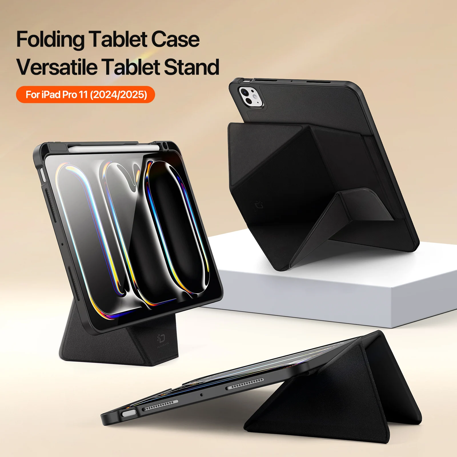 Premium Tablet Case with Pen Holder and Multi-Angle Stand for Enhanced Protection and Convenience
