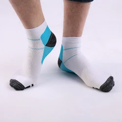 Compression Socks Men Breathable Sweat-absorbent Sports Professional Basketball Volleyball Football Running Non-slip Socks