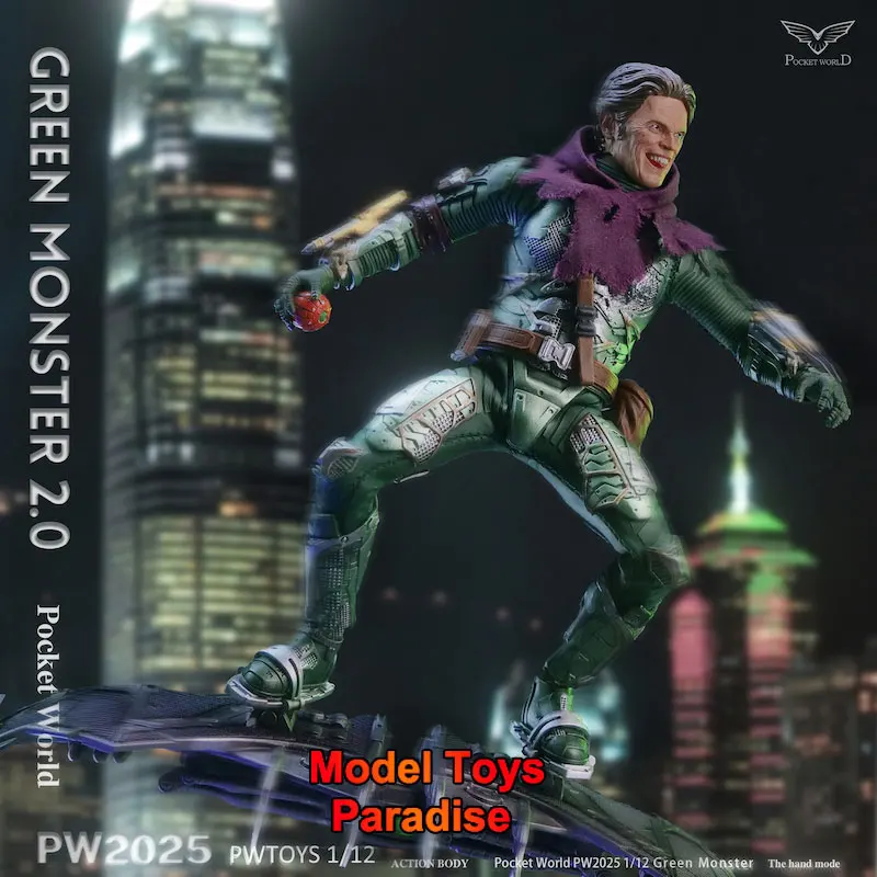 

PWTOYS PW2025 1/12 мужской солдат Зеленый Гоблин супер злодей Виллем Dafoe полный комплект 6 дюймов экшн-фигурки коллекционные Поклонники подарки