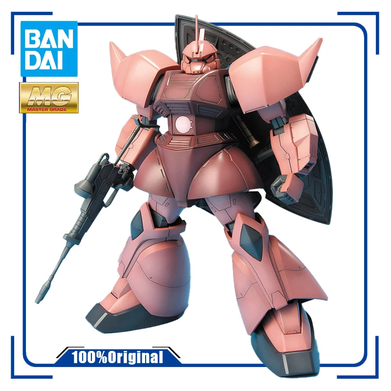 

BANDAI MG 1/100 Ms-14s Char's Zaku One Year War 0079 Game Color Matching Gundam Assembly Model KIT Action Toy Figures Gift