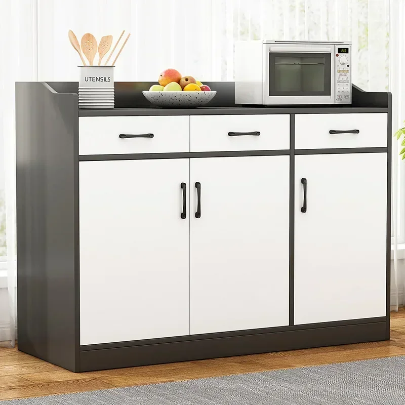Wood Sideboards Modern Kitchen Farmhouse Traditional Drawer et Shelf Sideboards Closet Schubladen Living Room Furniture HDH