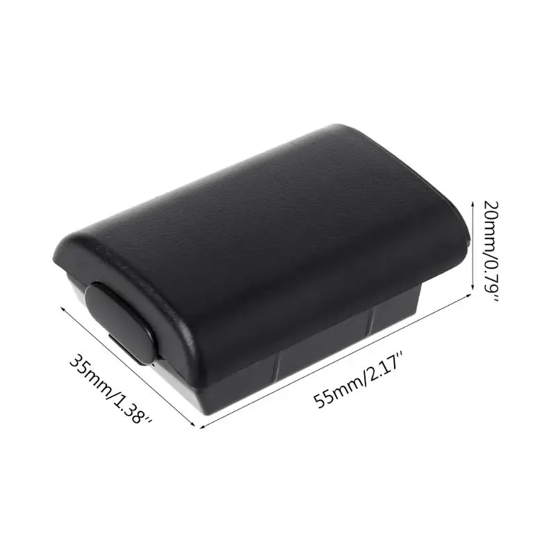 2Pc Aa Batteria Cover Posteriore Custodia Shell Pack Per Controller Wireless Xbox 360 Nuovo