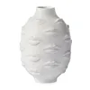Scandinavian White Ceramic Vase Decoration Home Decoration Crafts Modern Interior Decoration Countertop Vase Art Face Shape Vase 6