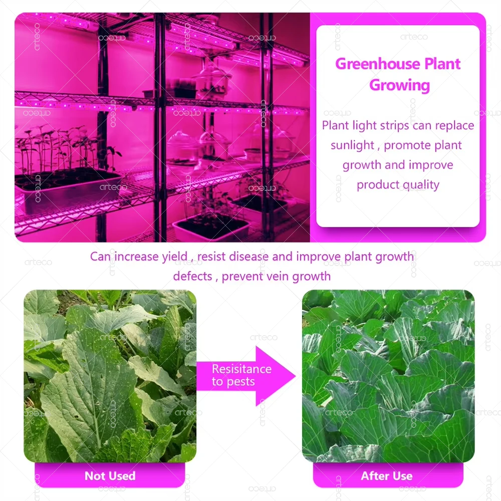 USB Led Plant Grow Light With Battery Box Full Spectrum 5V Grow Light Strip 2835 Led Phyto Lamp for Plants Greenhouse Hydroponic led grow light,grow light