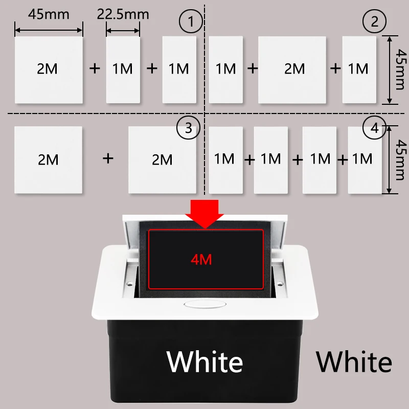 Multifunctional Pop-Up Desktop Power Outlet with USB, HDMI, RJ45, Type C, and TV Ports