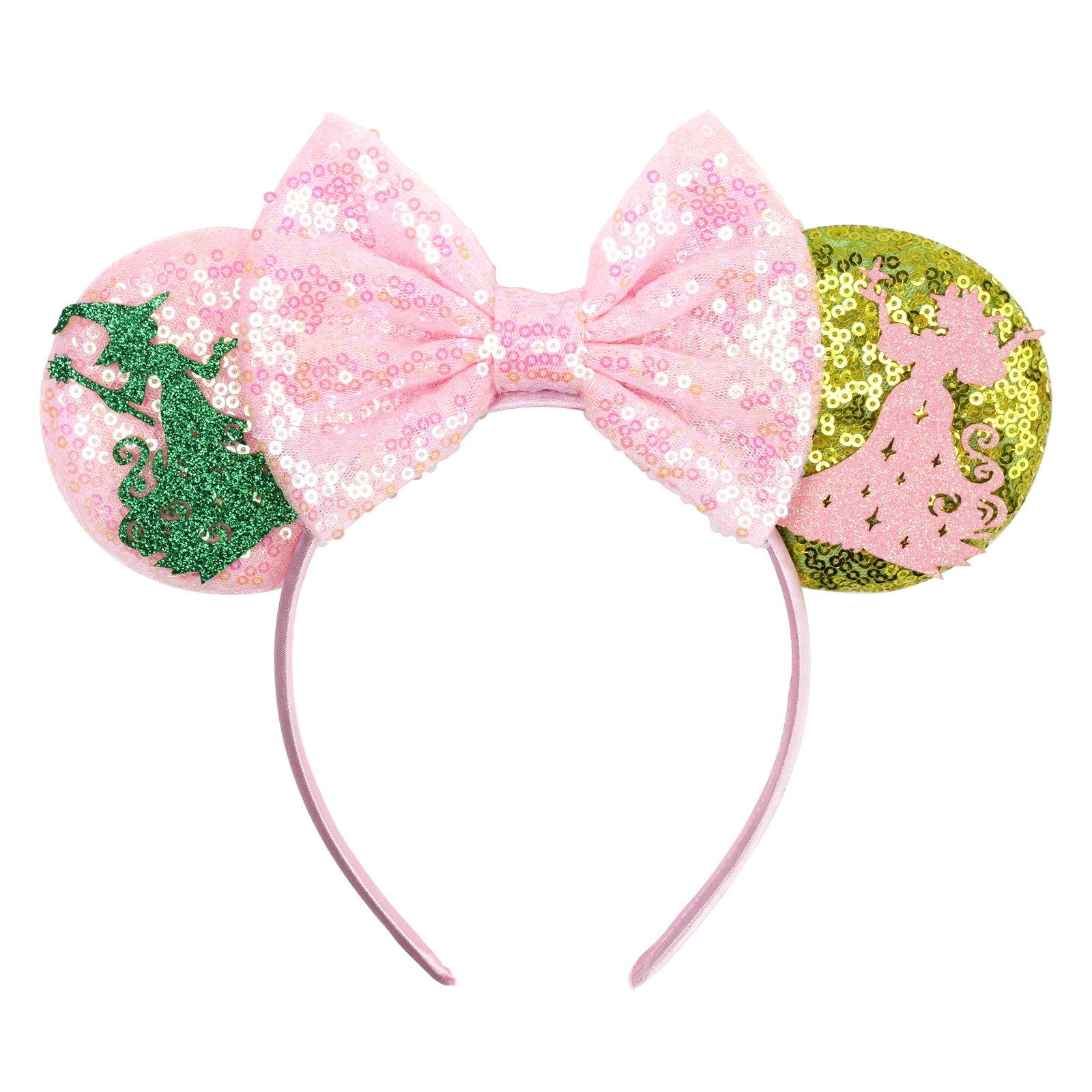 Wicked Witch Cartoon Headband with Letter Decoration