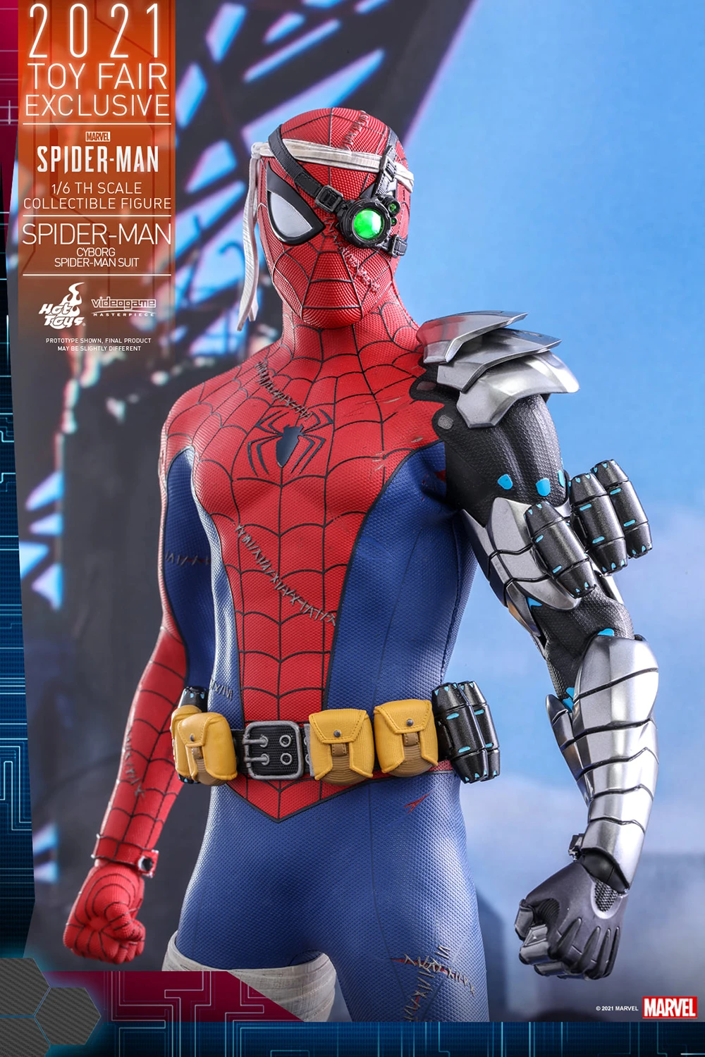 Hottoys 1/6 Vgm51 Cyborg Spider-man Suit Ht Original Genuine 