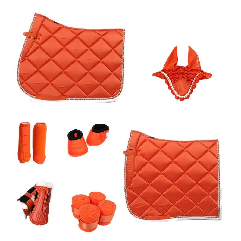Professional Horse Equipment Horse Drawer Sweat Pad Hair Leg Guards Earmuffs Horseshoe Bowls Saddle Pad סוסים ציוד