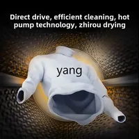 CX ultra-clean washing and drying set 10kg automatic drum washing machine 2