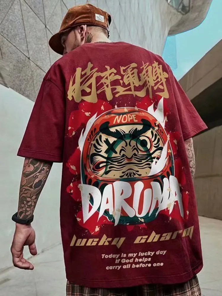 

Футболка мужская с коротким рукавом, модная повседневная свободная парная одежда в стиле хип-хоп, хлопковый топ с принтом, большие размеры 8XL, лето