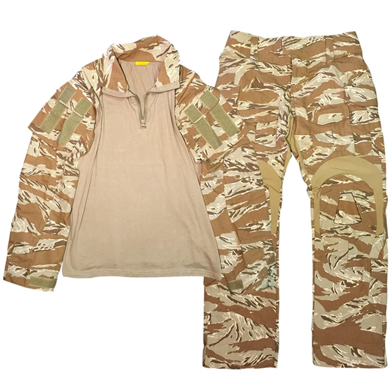 Hunting Clothes Outdoor Camouflage Pants Tops Uniform 3 Shirts Long Trousers Third Generation Top Pants Frog Tactical Suit hunting trousers hunting hoodie tactical suits