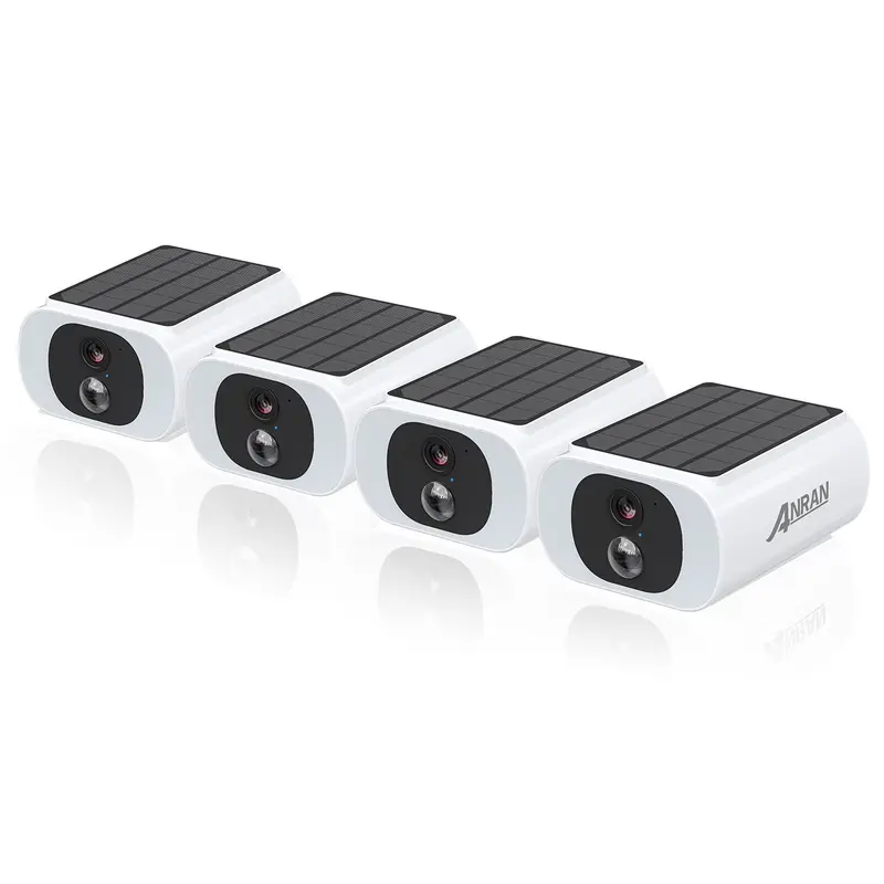 ANRAN 2/3/4 PCS Outdoor Wireless WIFI Camera 2.4G 3MP Battery Solar Security Camera Floodlight Color Night Vision Local Alarm - Image 9
