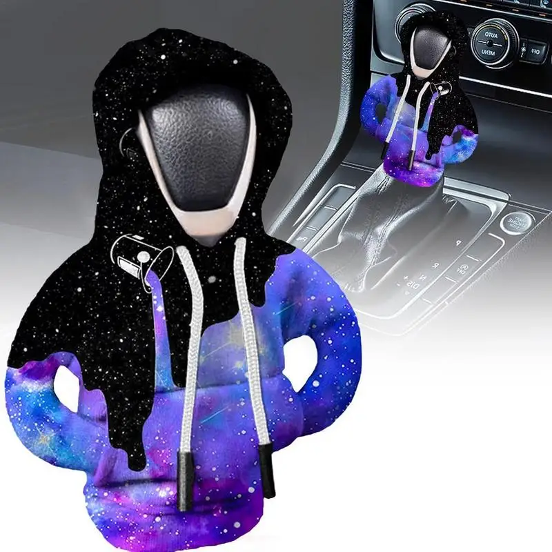 Hoodie Car Gear Shift Lever Cover Change Lever Sweatshirt Gearshift Cover Hoodie Gear Knob Sweater Car Interior  Decorations 5