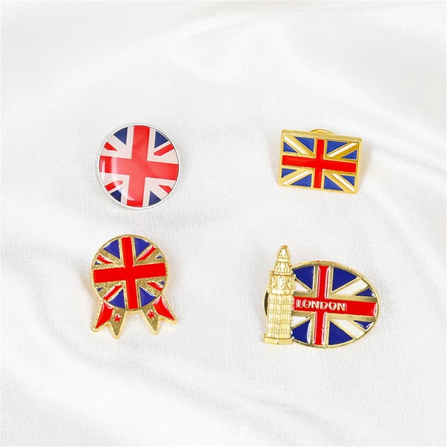 United Kingdom Flag Brooches for Men Women Enamel Alloy London Phone Booth  Brooch Pins Lapel Badge Pin On Clothes Hats Backpack - AliExpress