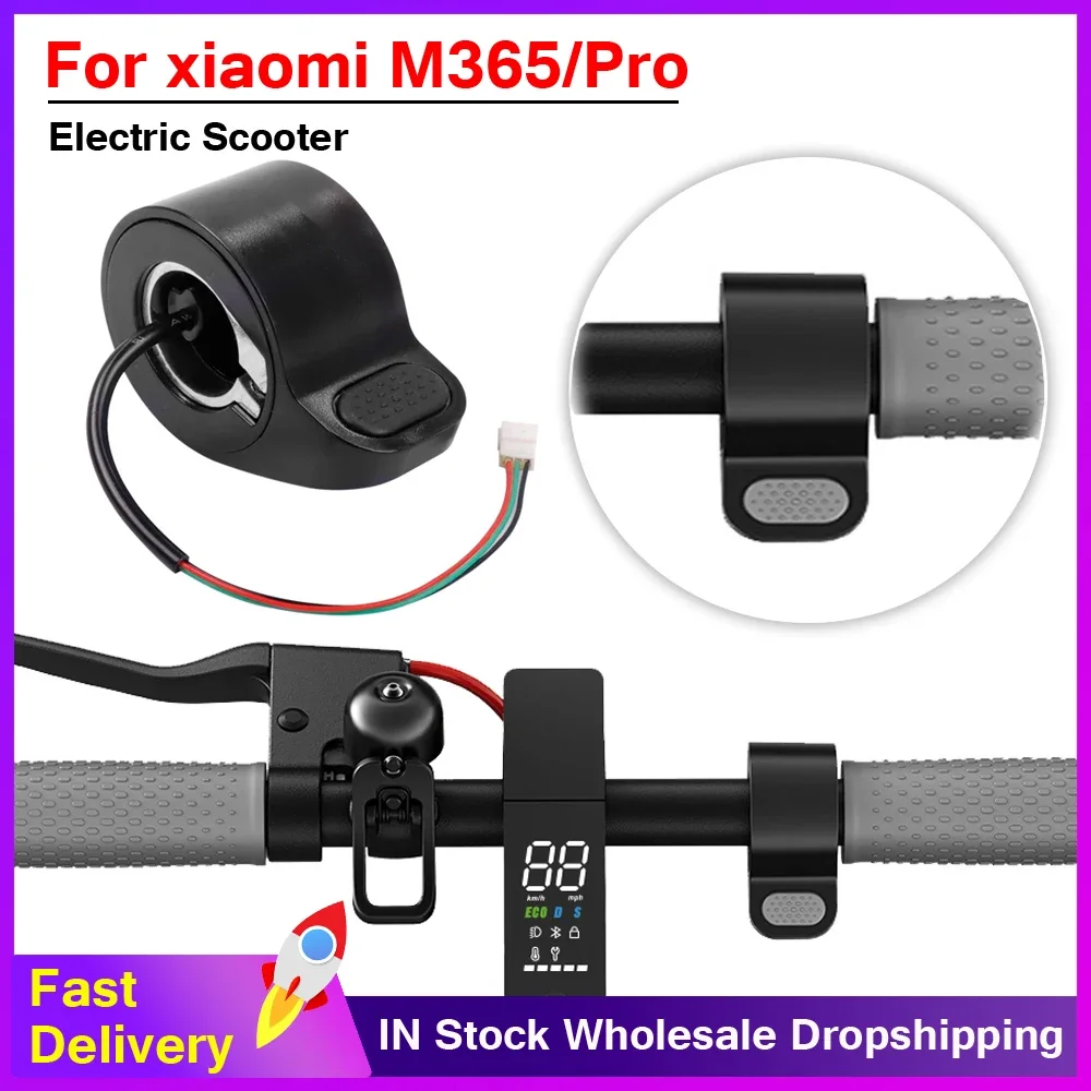 Scooter Elettrico Speed Dial Thumb Accelerator Per Xiaomi M365 Pro Parts Skateboard Millet Accessori Trigger Shifter Dial Solid