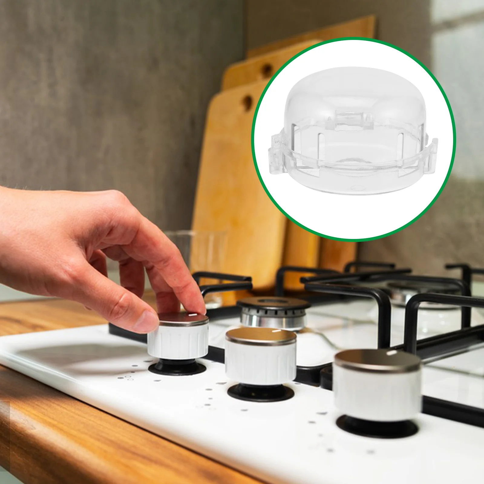 5 Pcs Gas Burner Protection Cap Stove Safety Kitchen Valve Cover Oven Knob Child Covers Childproof Lock Baby