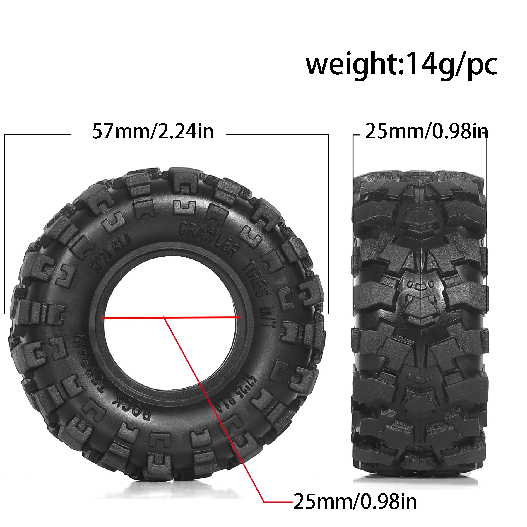 ホイール　ろっきー様用　４/4 RC4WD ロッククラッシャーX/T 2.2 