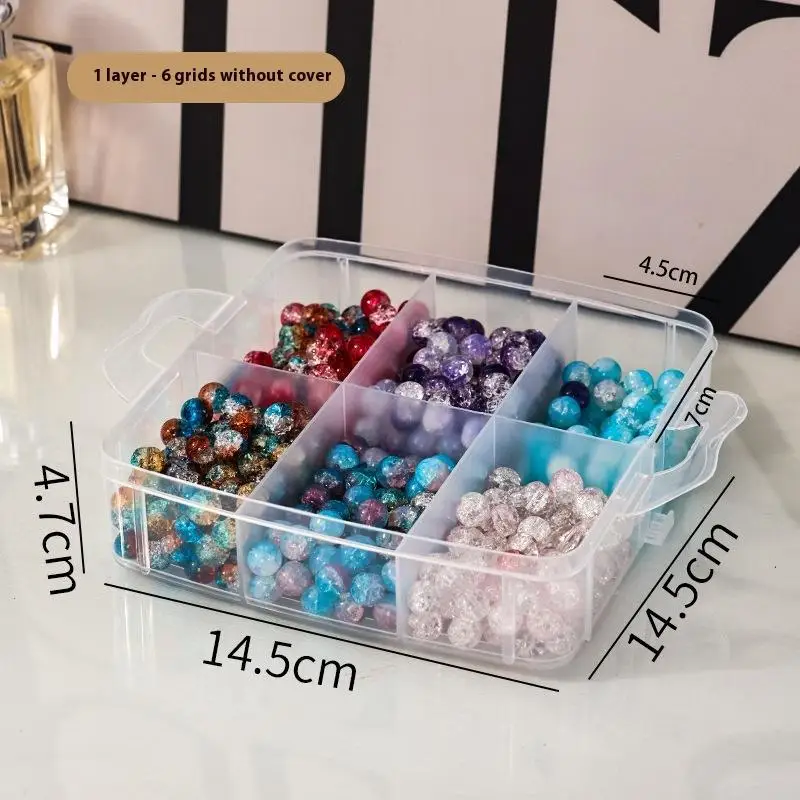 itariaZYAF soi1/2/3/4 katmanlı şeffaf ayarlanabilir istiflenebilir bölme yuvası plastik saklama kutusu oyuncakları düzenlemek için takı aksesuarları