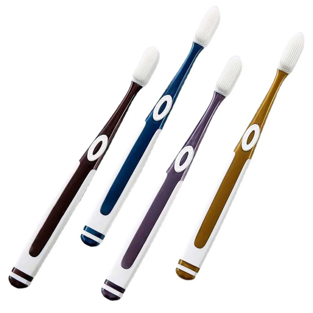 4pcs Portable Durable Comfortable Tooth Brushes Tooth Cleaners Adults