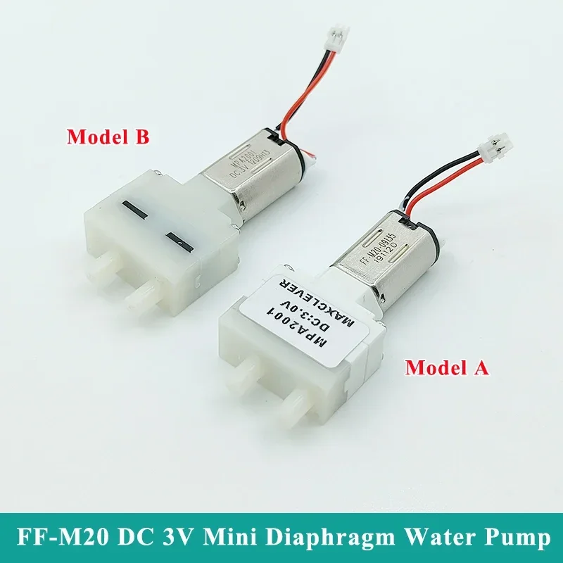 

Водяной насос MPA2001 Micro M20, маленький мембранный самовсасывающий помпа с низким потоком для уборки дома, 1 шт., 3 В постоянного тока