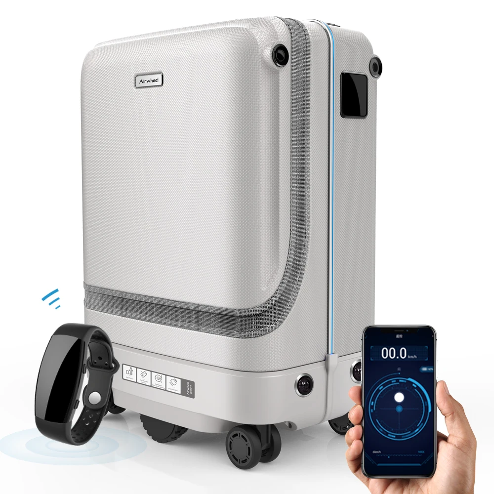 

Airwheel SR5 smart case motor driving auto follow luggage following luggage case carry on follow me suitcase