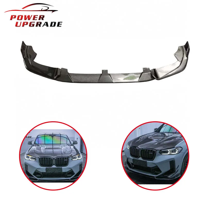 

Carbon Fiber Front Lip Front bumper Body Kit For BMW X4M F98 X3M F97 LCi 2022 C Retrofit accessories