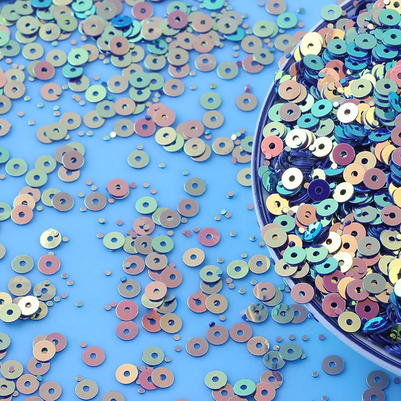 10g/Pack Round Sequin 6mm 8mm 10mm 15mm 20mm 30mm Sewing