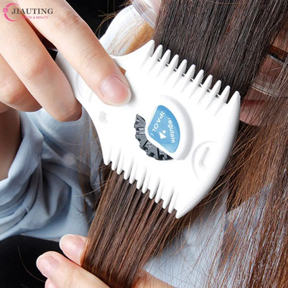 Profesjonalny regulowany grzebień do golenia instrukcja bangs cieńsze dwustronne ostrze grzebień do włosów stylizacja włosów trymer Cutter Razor comb