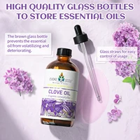 EVOKE OCCU 118ML/4 Fl.Oz. Essential Oils, Premium Clove Plant Oil for Home Diffuser, Hair, Skin, Massage, Candle Soap Making, 6