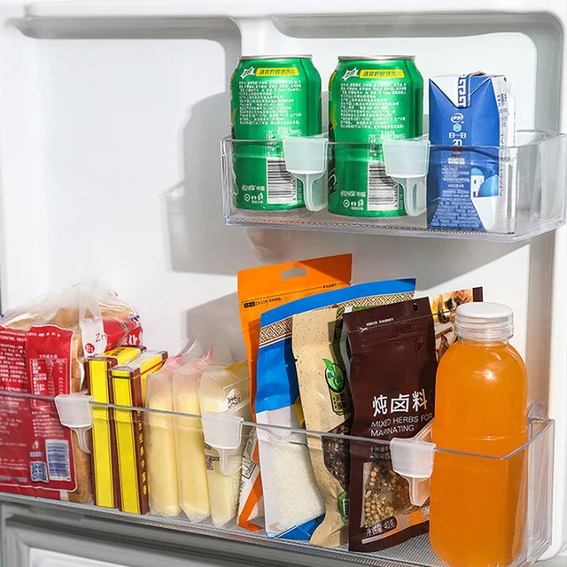 1/4PC Kühlschrank Lagerung Partition Küche Gadgets Kunststoff