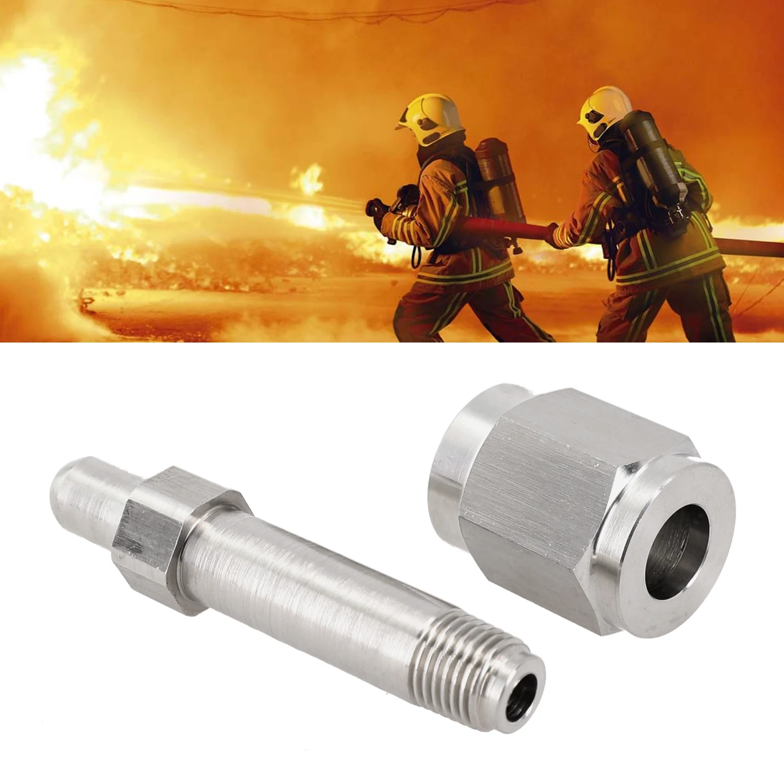 

Inlet Bottle Adapter Regulator Firefighting Fittings Internal Thread Nut & Nipple Pacifier SCBA Soldering Part