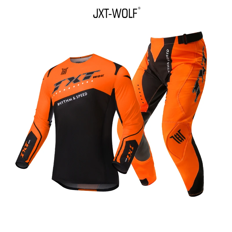 Conjunto de ropa protectora para montar en motocicleta, traje de secado rápido para ciclismo de montaña todoterreno, novedad