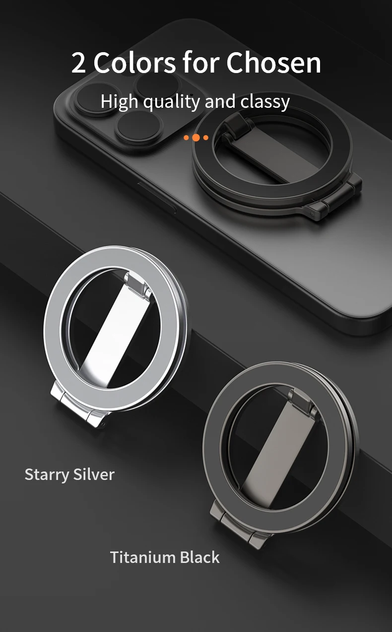 2024 neue Mobiltelefone, starker Magnetständer für Magsafe, doppelseitiger Magnethalter für iPhone, Xiaomi, Samsung, Desktop-Ordnerhalterung – Detail 3