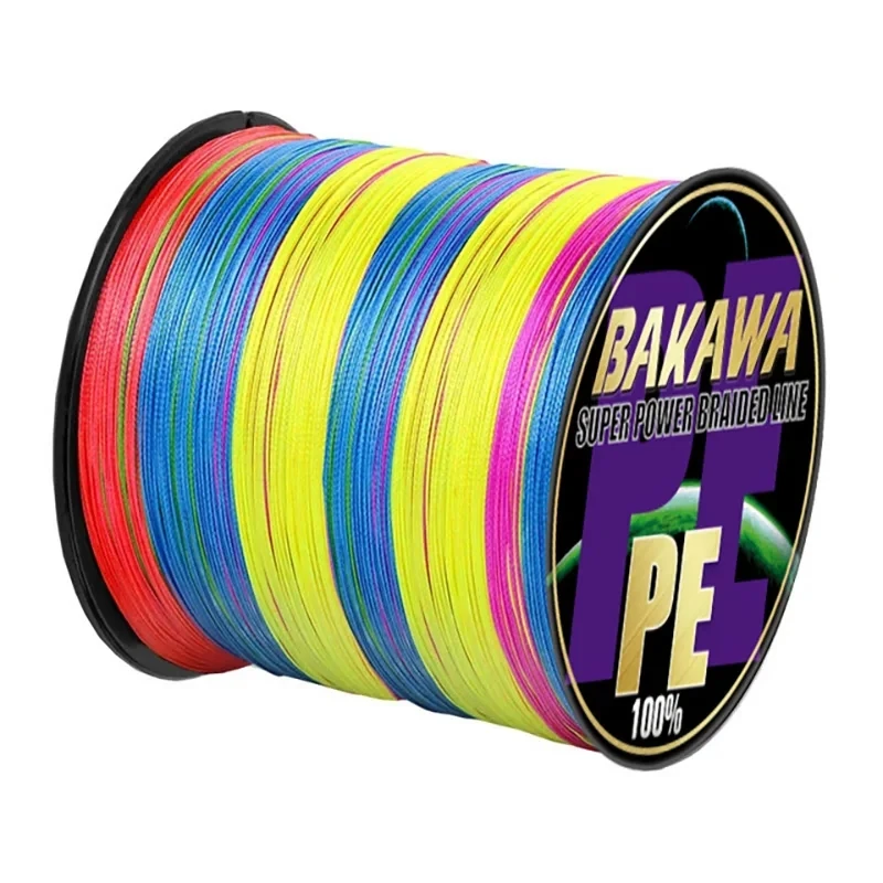 

BAKAWA Seawater Cord 300M PE Braided Fishing Line 4 Strand 85LB Multifilament For Carp Wire Japanese Super Strong Smooth Tackle