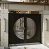 Luxury Galvanized Steel Door, Courtyard Glass Entrance Door, Anti-theft, Waterproof and Rust Proof, Customized Size 3