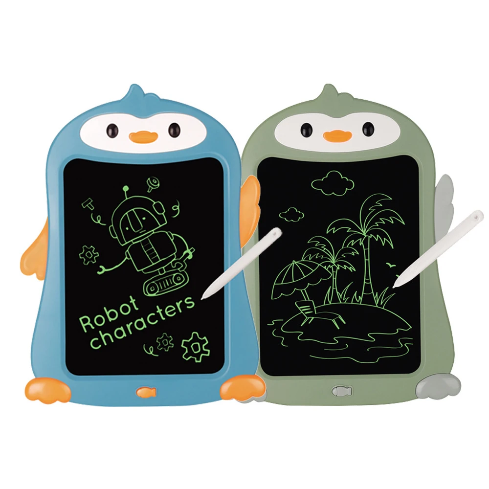 

Cute Cartoon Penguin 8.5Inch LCD Writing Tablets Colorful Screen Drawing Pad Doodle Board Toy and Learning Tool for Kids L44