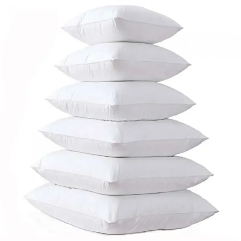 100% Cotton Feather Pillow Core Christmas Cotton Neck Pillow Cojines 45x45 55x55 Hotel Decoration Sofa Bedroom Home Cushi 6