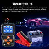 New KW218 Car Battery Tester 12V Motorcycle Auto Battery Analyzer 100 to 2000 CCA Car Moto Cranking Charging Test Battery Tools 2