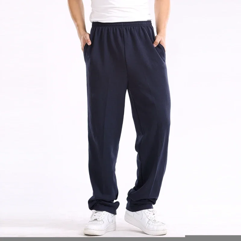 

Men Baggy Trousers Solid Color Slim Fitted Sweatpants Elastic Casual Pants Homme Extra Plus Size 4XL 5XL 6XL 7XL Joggers