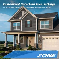 SZSINOCAM 2 caméras IP WiFi extérieures panoramiques et inclinables, caméra de surveillance vidéo HD sans fil avec version filaire, veille 24h/24 3