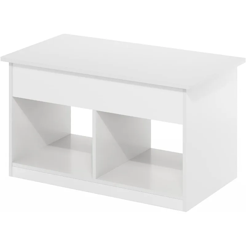 Jensen Living Room Lift Top Coffee Table with Hidden Compartment, 6