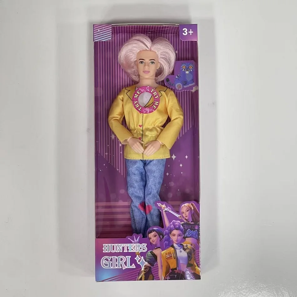 New Doll Toys 3D Eye Music Theme Song KPop Demon Hunter Anime 12 inch Solid Body 15 Joint Doll Toys Christmas Gifts for Children