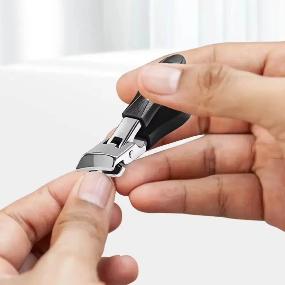 Professional Anti-Splash Slant Edge Nail Clipper Eagle Beak Stainless Steel Oblique Toe Nail Trimmers Trim Nails Nail Clipper