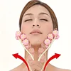 New Portable Flower Shaped Facial Roller Massager Anti Wrinkle Face Lifting Artifact Massage Alternative Relaxation Beauty Tool