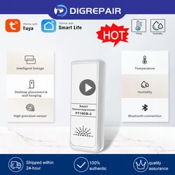 New Tuya Bluetooth Mini Temperature Humidity Sensor Portable Thermometer Hygrometer Outdoor Indoor Universal Smart APP Control