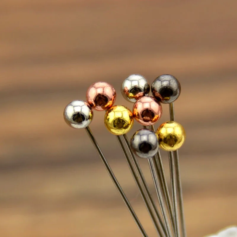 Glass Head Pins, 2 Inch Pin, German Sewing Pins, Straight Pins, Glass Head  Straight Pins, Prym Pins, Glass Pins, German Pins, Hat Pins