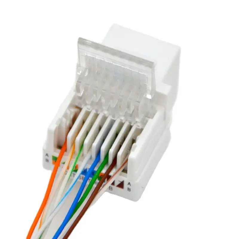 Conectores RJ45 CAT6 CAT5E 300/500 piezas paso a través de la red de  enchufe Modular UTP 30/50Ω chapado en oro 8P8C extremo de crimpado para  Cable Ethernet - AliExpress