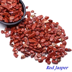 Natural Stone Crystal Chips for Reiki Healing and Home Decor (Red Jasper)