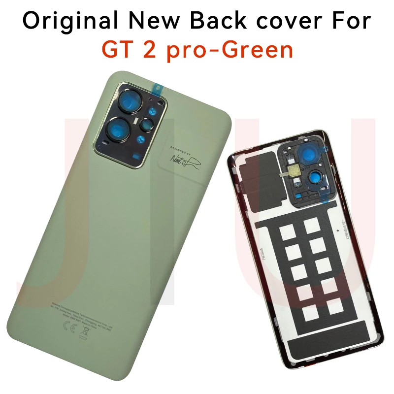 Realme GT2 Pro 배터리 커버 유리 gt 2 pro 패널 후면 도어 하우징 케이스 폰 뚜껑 쉘 교체용 새 백커버